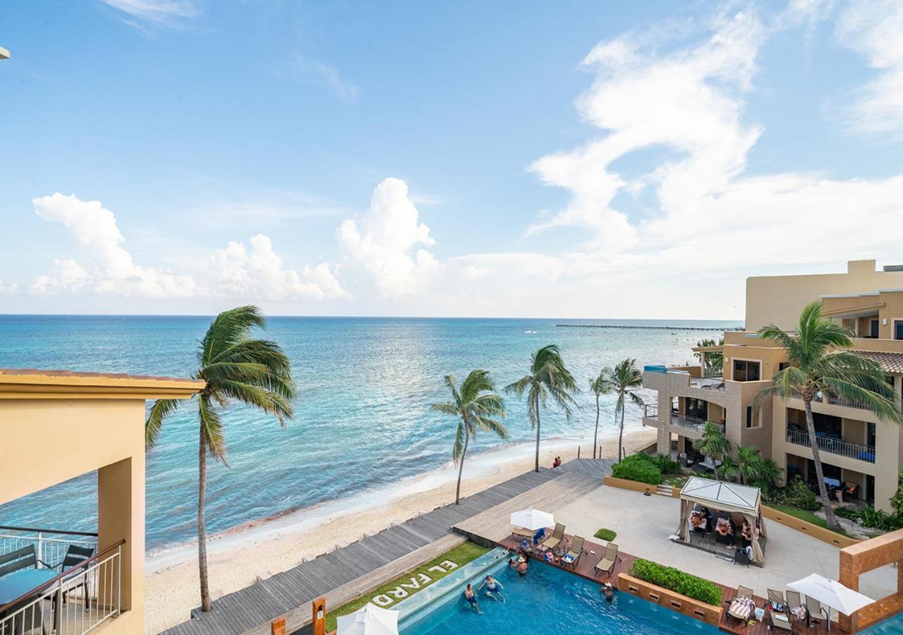 Condo Surf 405 - Luxury Oceanview Beachfront 3 Bedroom With Gym - At El Faro Condos Плая дел Кармен Екстериор снимка